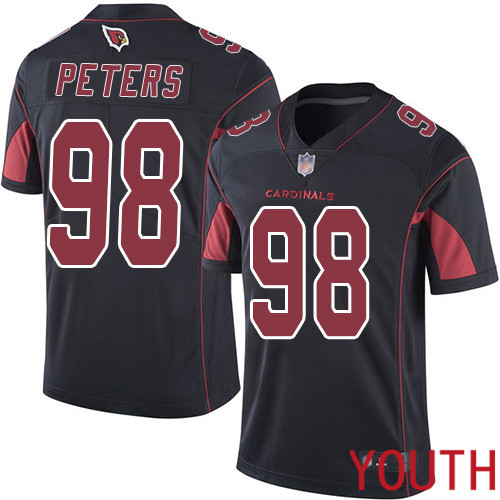 Arizona Cardinals Limited Black Youth Corey Peters Jersey NFL Football #98 Rush Vapor Untouchable
